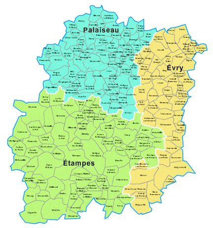 Zone d'intervention de Débarras 91 dans toute l'Essonne.